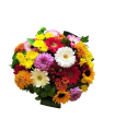 Bouquet of gerberas and chrysanthemums