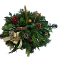 Round Christmas arrangement