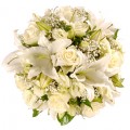 Bouquet in white colors