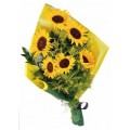 Bouquet with helianthus