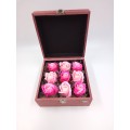 Luxury box with "FOREVER" artificial roses
