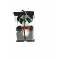 Panda teddy bear in box