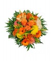 Bouquet in orange shades
